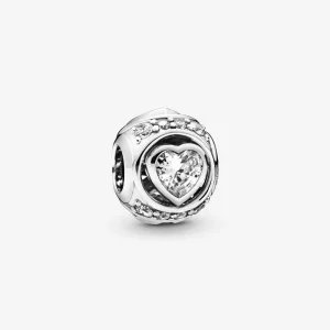 (bilde for) Pandora Elevated Heart charm - 798464C01