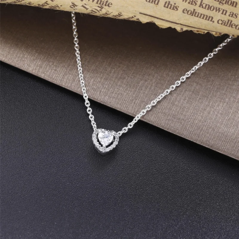 (bilde for) Pandora Elevated Heart halskjede - 398425C01 - Vis 4