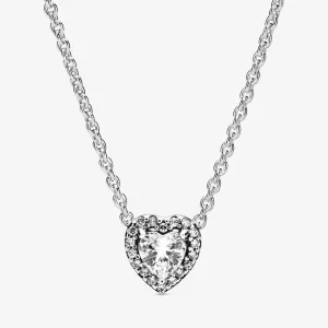 (bilde for) Pandora Elevated Heart halskjede - 398425C01
