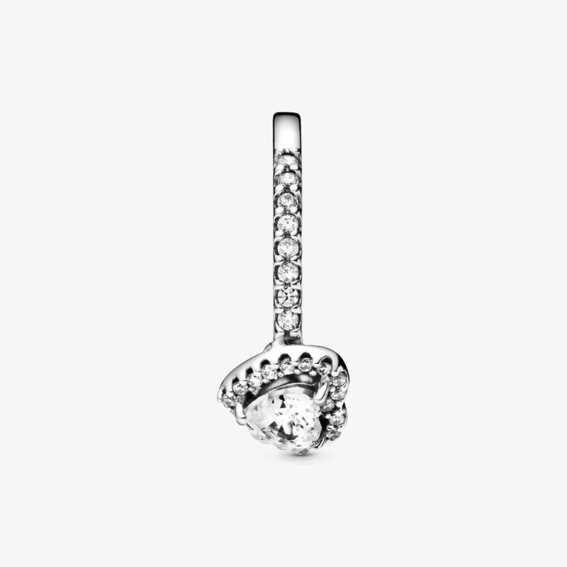 (bilde for) Pandora Elevated Heart ring - 198421C01 - Vis 3
