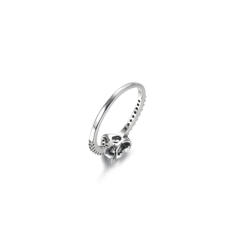 (bilde for) Pandora Elevated Heart ring - 198421C01 - Vis 4
