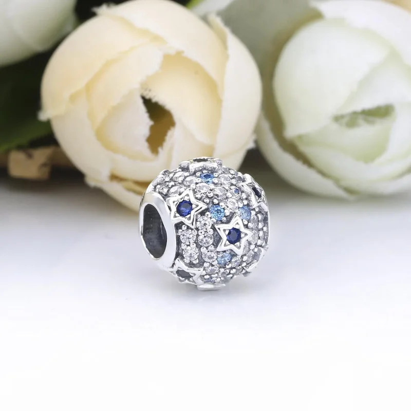 (bilde for) Pandora Elevated Stars Pavé charm - 798467C01 - Vis 2