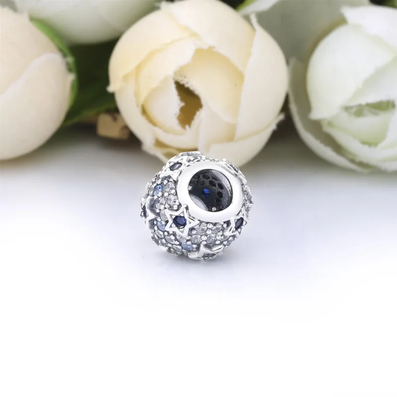 (bilde for) Pandora Elevated Stars Pavé charm - 798467C01 - Vis 3