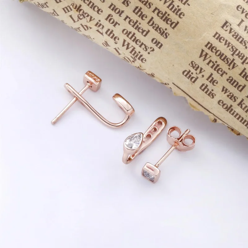 (bilde for) Pandora Geometric Shapes øredobber - 288509C01 - Vis 4