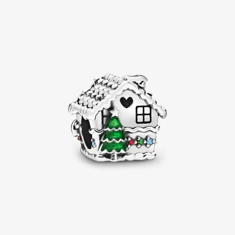 (bilde for) Pandora Gingerbread House charm - 798471C01 - Vis 2