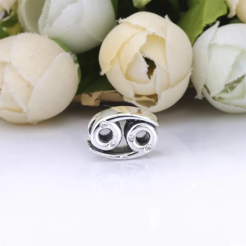 (bilde for) Pandora Glitrende Kreft Zodiac sjarm - 798434C01 - Vis 3