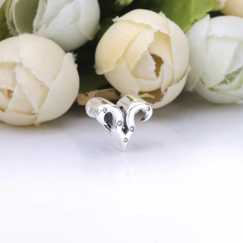 (bilde for) Pandora Glitrende Væren Zodiac sjarm - 798416C01 - Vis 3