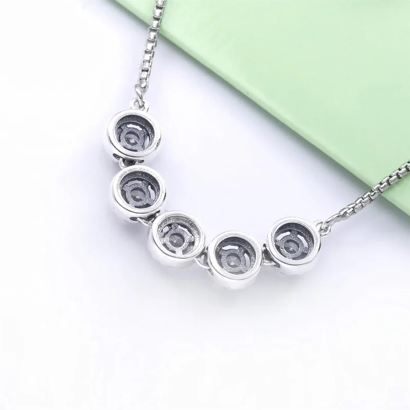 (bilde for) Pandora Round Sparkle Slider armbånd - 598510C01 - Vis 4