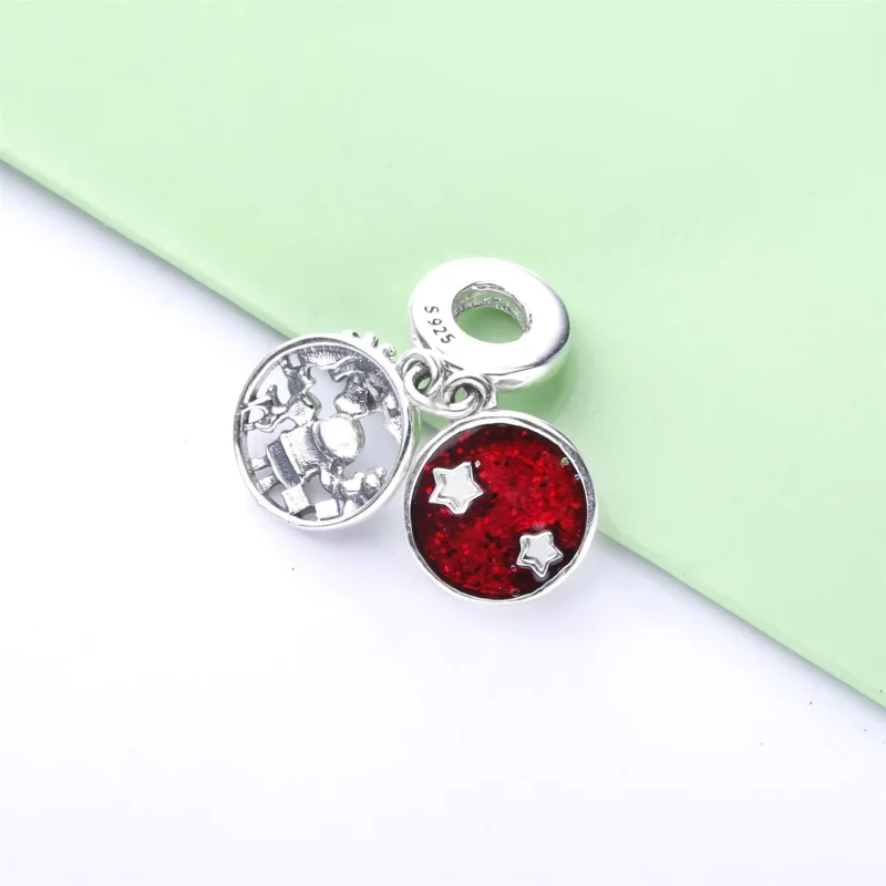 (bilde for) Pandora Santa Love Peace Joy hengende charm - 798468C01 - Vis 4