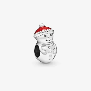 (bilde for) Pandora Snowman & Santa Hat charm - 798478C01