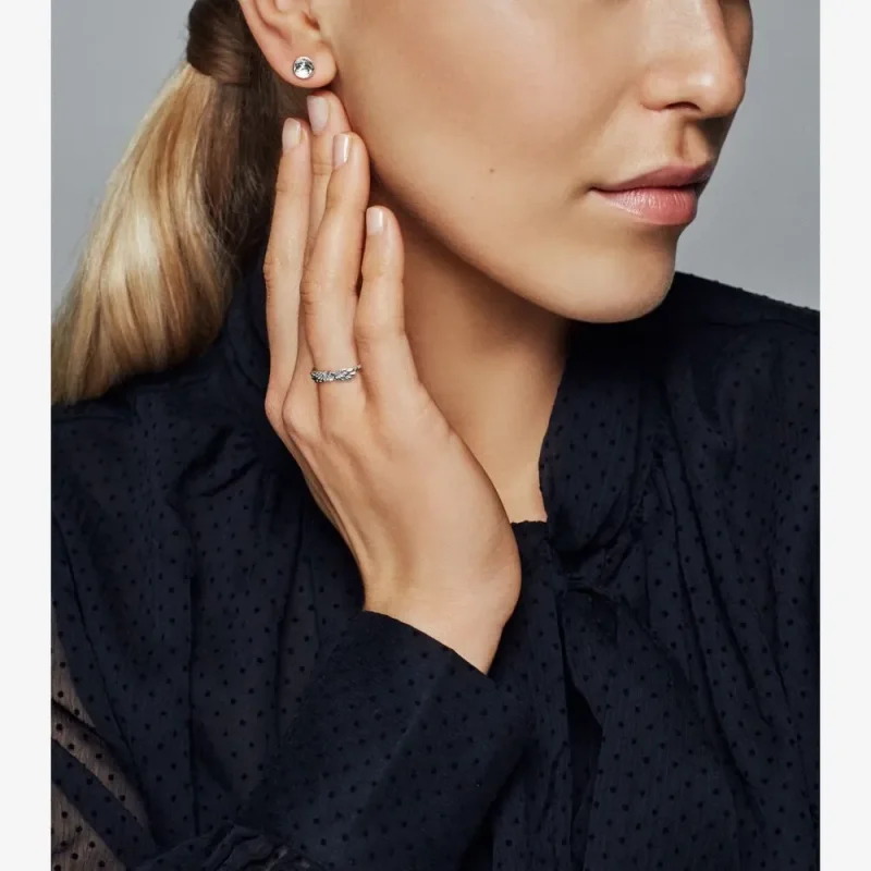 (bilde for) Pandora Sparkling Angel Wings ring - 198500C01 - Vis 2