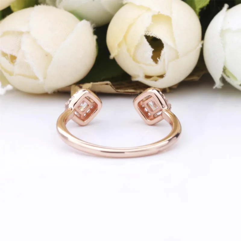 (bilde for) Pandora Square Sparkle åpen ring - 188506C01 - Vis 3
