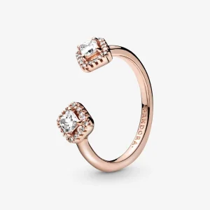 (bilde for) Pandora Square Sparkle åpen ring - 188506C01