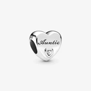 Pandora Auntie Love Heart charm - 798261CZ (bilde for) Pandora Auntie Love Heart charm - 798261CZ