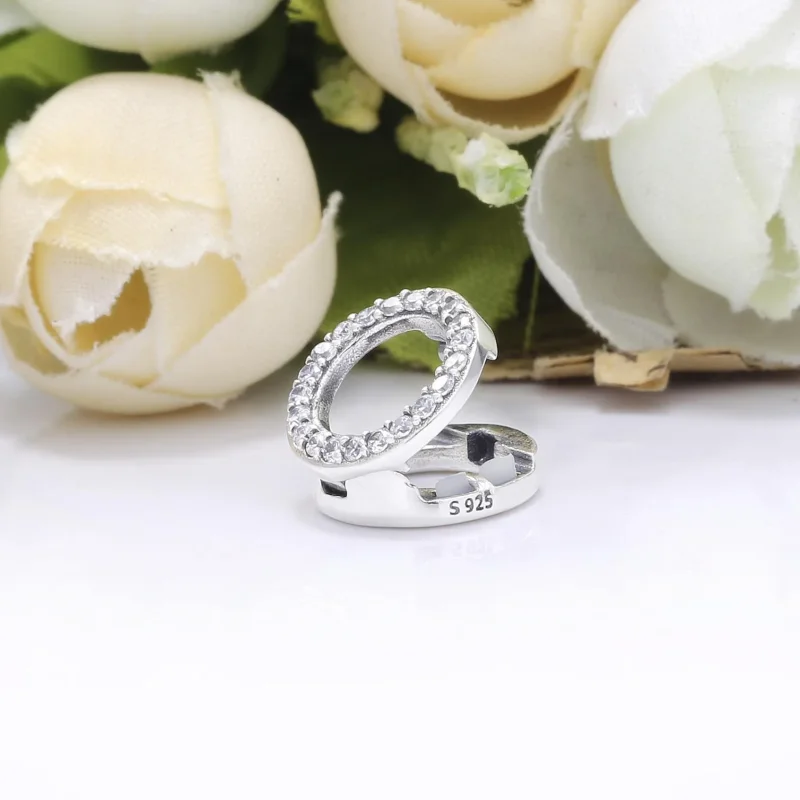 (bilde for) Pandora Circle of Pavé klemmecharm - 798600C01 - Vis 3