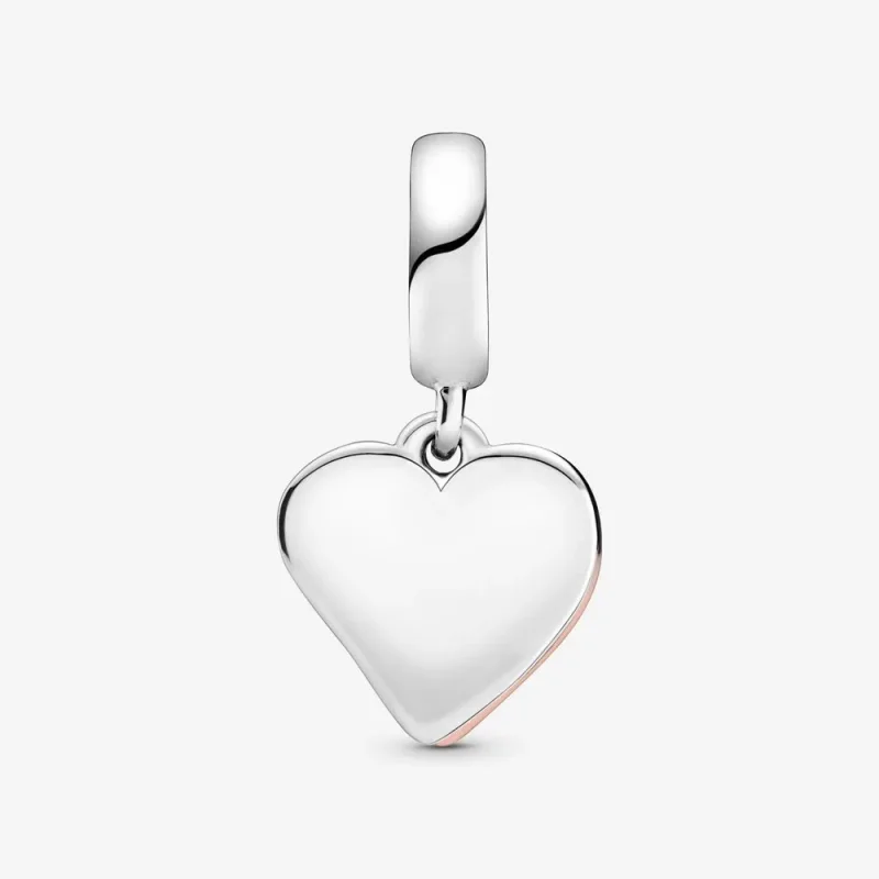 (bilde for) Pandora Funklende Frihånd Hjerteformet Hengende Charm - 788693C01 - Vis 2