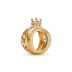 (bilde for) Pandora 14k gullbelagt krone O sjarm - 768662C00
