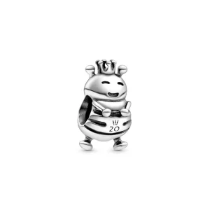 Pandora 20th anniversary queen bee sterling silver charm - 798954C00 (bilde for) Pandora 20th anniversary queen bee sterling silver charm - 798954C00