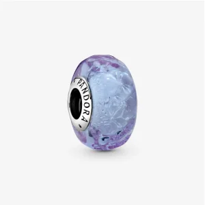 Pandora Bølgende Lavendel Muranoglass Charm - 798875C00 (bilde for) Pandora Bølgende Lavendel Muranoglass Charm - 798875C00