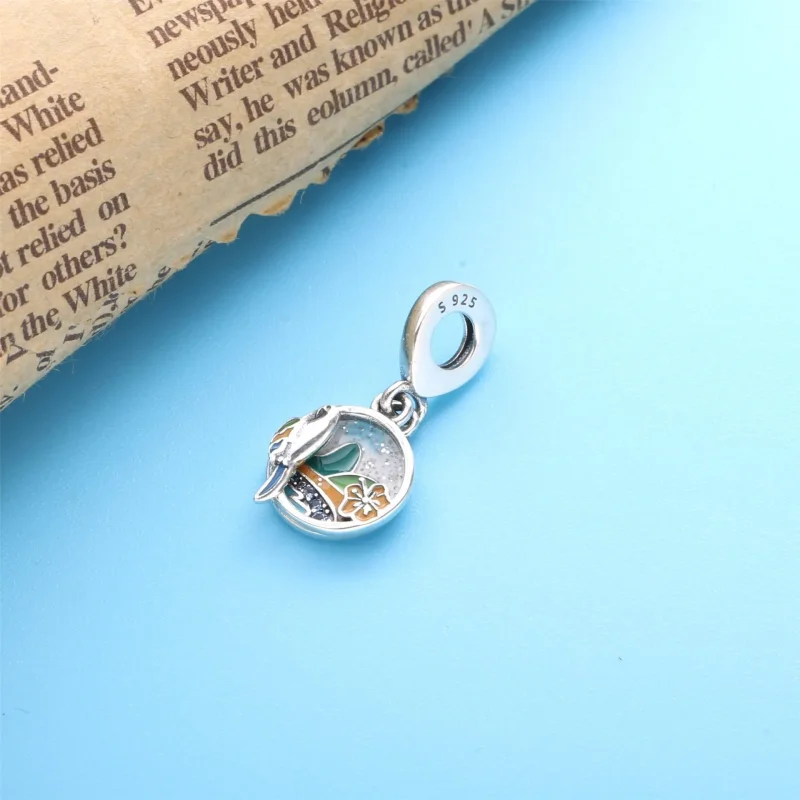 (bilde for) Pandora Brasil Strand og Papegøye Hengende Charm - 798919C01 - Vis 2