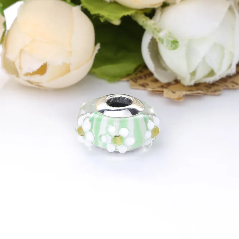 (bilde for) Pandora Daisy Glass Murano Charm - 798798C00 - Vis 4