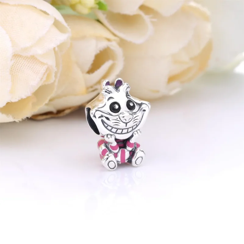 (bilde for) Pandora Disney Alice i Eventyrland Katten Cheshire Charm - 798850C01 - Vis 2