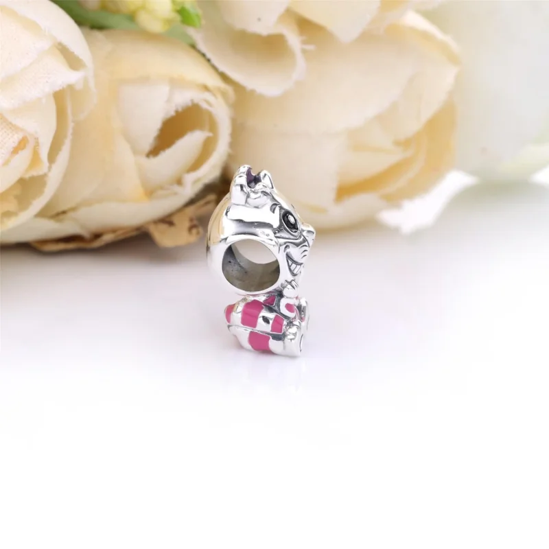 (bilde for) Pandora Disney Alice i Eventyrland Katten Cheshire Charm - 798850C01 - Vis 3