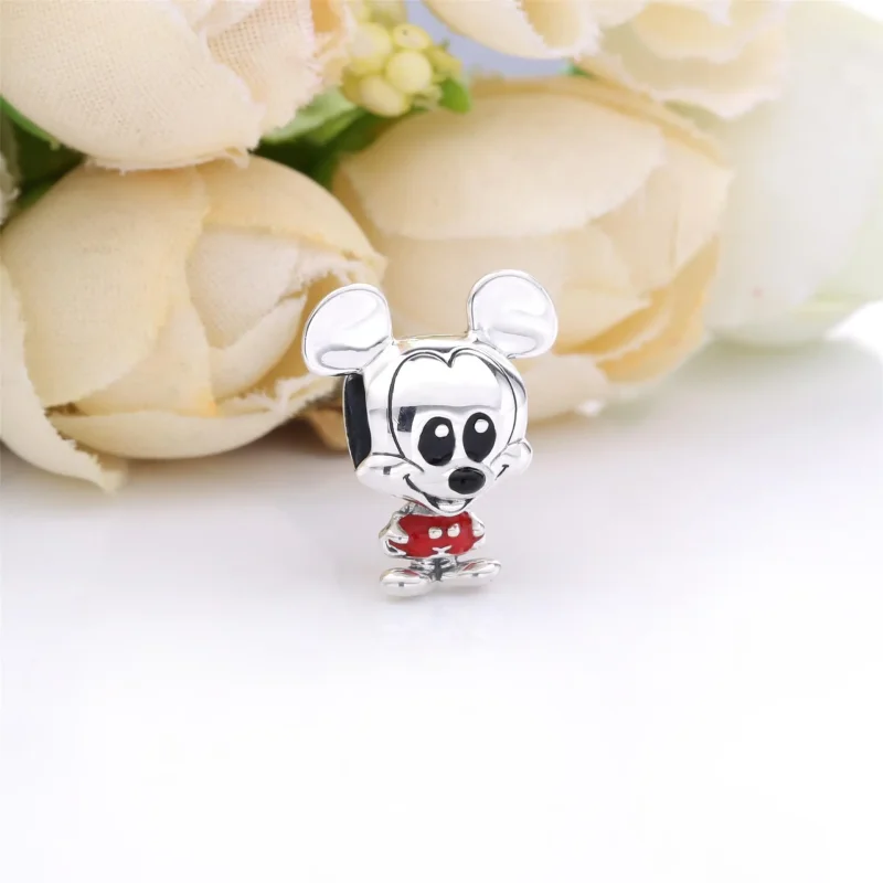 (bilde for) Pandora Disney Mukke Mus Røde bukser Charm - 798905C01 - Vis 2