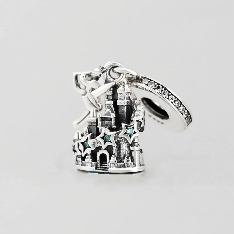 (bilde for) Pandora Disney Park Tinker Bell & Castle Dangle Charm - 798856C01 - Vis 2