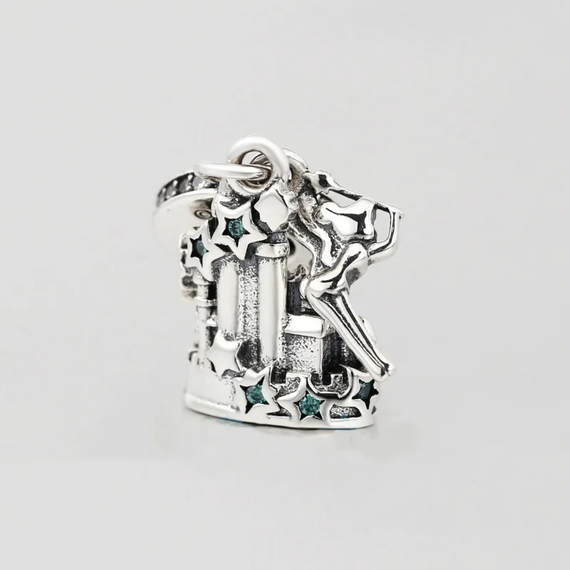 (bilde for) Pandora Disney Park Tinker Bell & Castle Dangle Charm - 798856C01 - Vis 3
