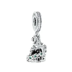 (bilde for) Pandora Disney Park Tinker Bell & Castle Dangle Charm - 798856C01