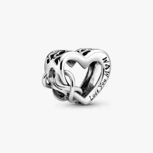 (bilde for) Pandora Elsk din mor Infinity Hjerteformet Charm - 798825C00