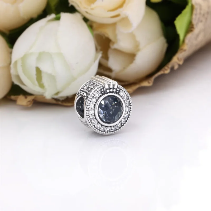 (bilde for) Pandora Funklende blå Crown O Charm - 799058C01 - Vis 2