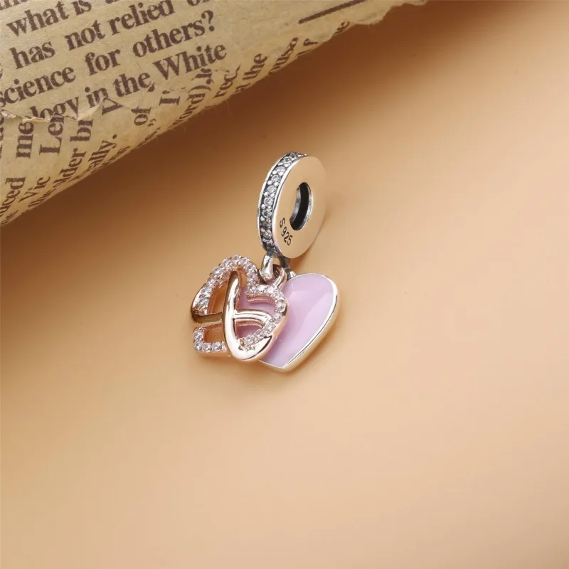 (bilde for) Pandora Funklende Evighetshjerte Hengende Charm - 788878C01 - Vis 2