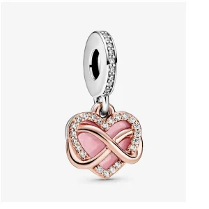 (bilde for) Pandora Funklende Evighetshjerte Hengende Charm - 788878C01