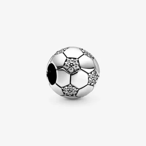 (bilde for) Pandora Funklende Fotball Charm - 798795C01