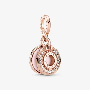(bilde for) Pandora Funklende Pavé Crown O Hengende Charm - 789055C01
