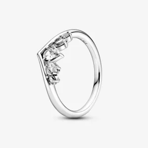 (bilde for) Pandora Funklende Pære og Marquise Wishbone Ring - 199109C01