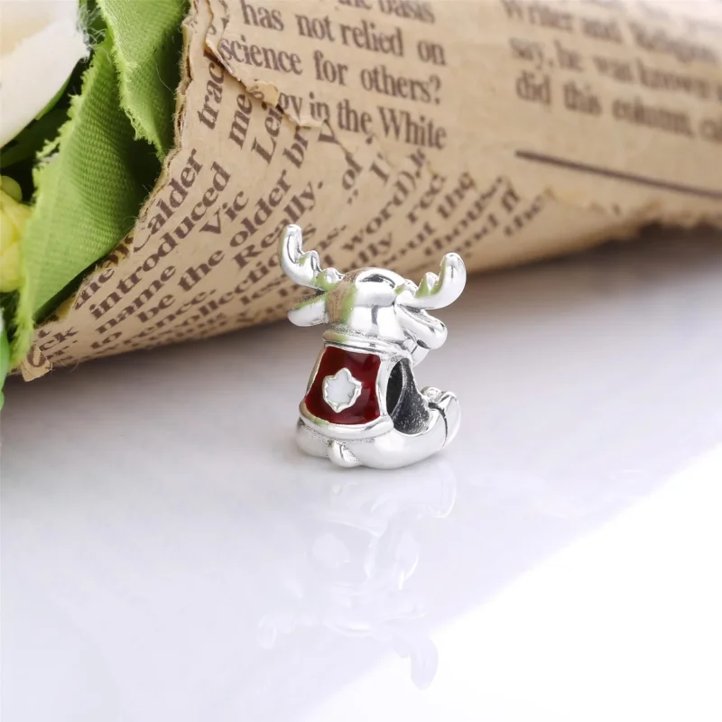 (bilde for) Pandora Kanadisk Elg og Lønneblad Charm - 798931C01 - Vis 4