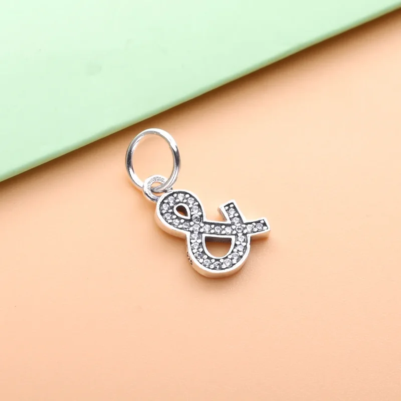 (bilde for) Pandora Letter Ampersand Dingle Charm - 791305CZ - Vis 2