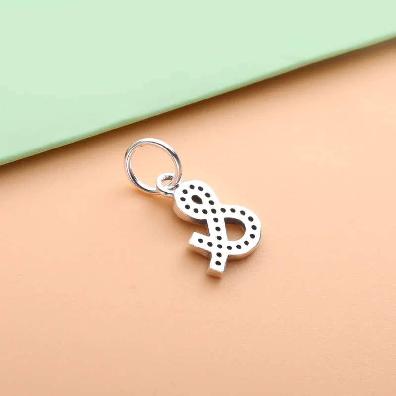 (bilde for) Pandora Letter Ampersand Dingle Charm - 791305CZ - Vis 3