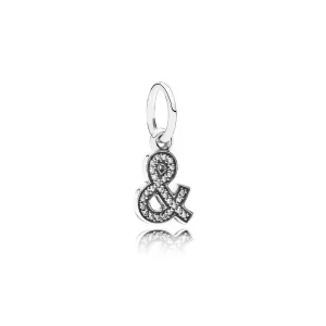 (bilde for) Pandora Letter Ampersand Dingle Charm - 791305CZ