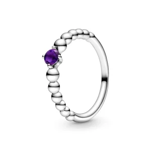 (bilde for) Pandora Lilla Sølvkuleprydet Ring - 198867C03