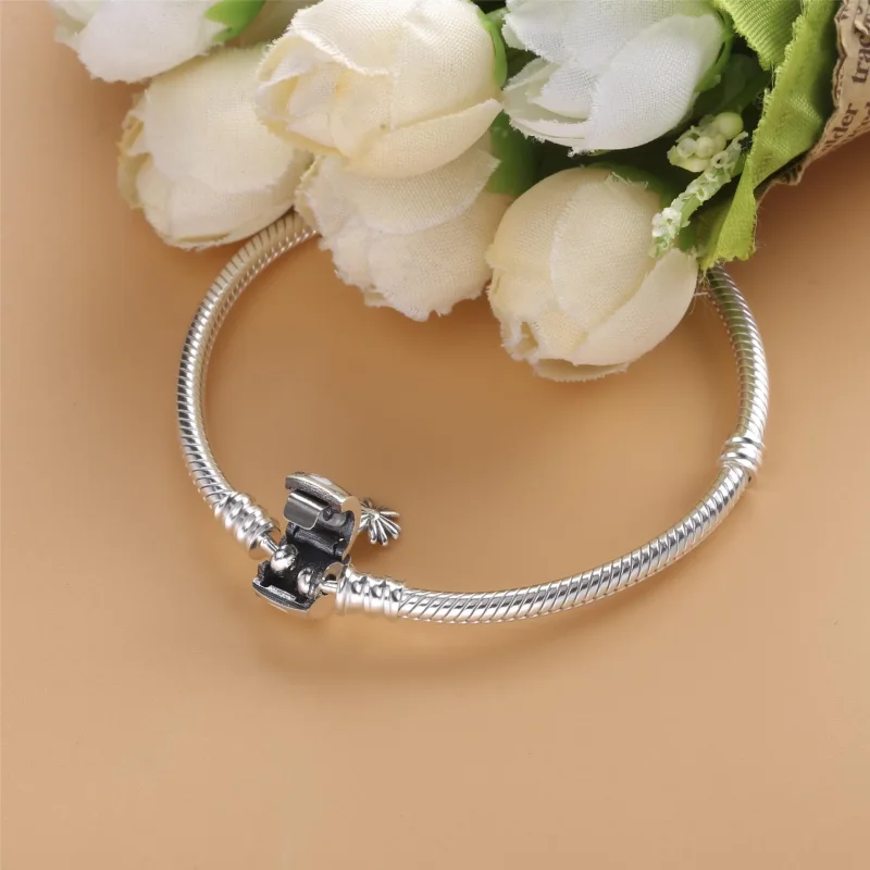 (bilde for) Pandora Moments Prestekrage Klemme Slangekjedearmbånd - 598776C01 - Vis 2
