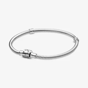 (bilde for) Pandora Moments Tønneformet Klemme Slangekjedearmbånd - 598816C00
