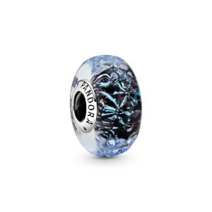 (bilde for) Pandora Mørk blå Muranoglass Hav Charm - 798938C00