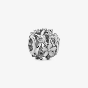 (bilde for) PANDORA Openwork Silver Daisy Flower Charm - 788772C02