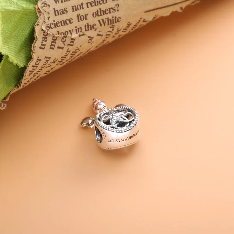 (bilde for) Pandora Åpen Drømmefanger med Skjell Charm - 788944C00 - Vis 3