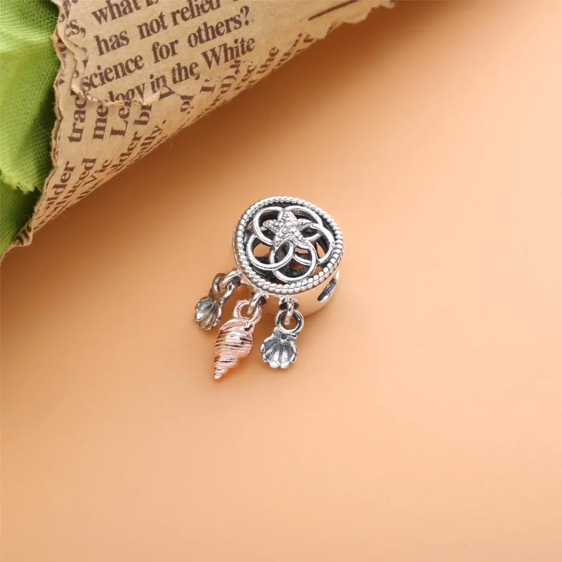 (bilde for) Pandora Åpen Drømmefanger med Skjell Charm - 788944C00 - Vis 4