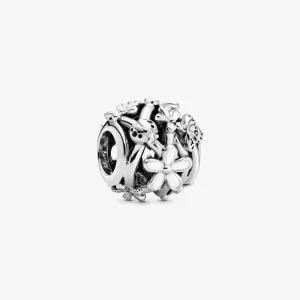 (bilde for) Pandora Åpen Hvit Prestekrage Charm - 798772C01